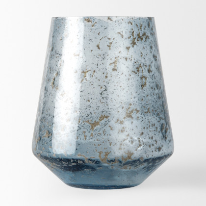 Mercana Robyn Large Vase - Blue, Glass