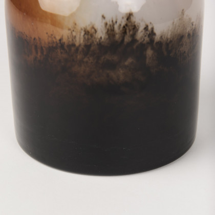 Mercana Marans Short Vase - Yellow, Glass
