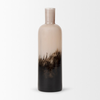Mercana Marans Tall Vase - Black, Glass