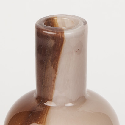 Mercana Marans Tall Vase - Black, Glass