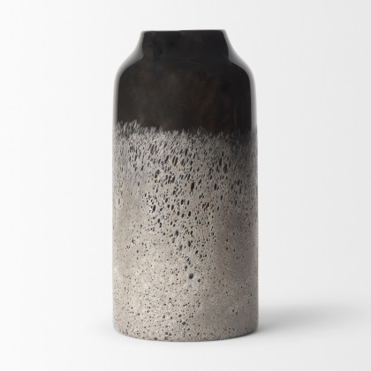 Mercana Emu Medium Vase - Black, Glass