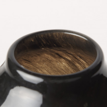 Mercana Emu Large Vase - Black, Glass