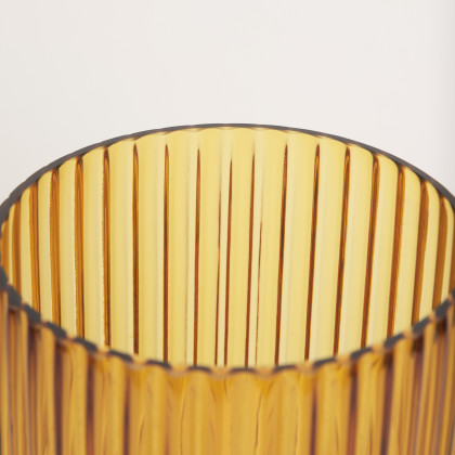 Mercana Dawn Tall Vase - Yellow, Glass