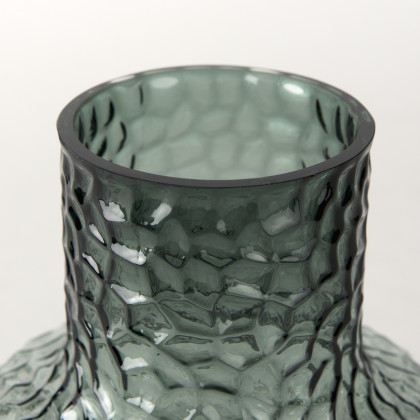 Mercana Jolene Short Vase - Green, Glass