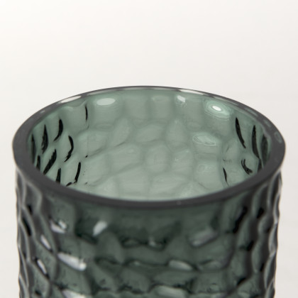 Mercana Jolene Short Vase - Green, Glass