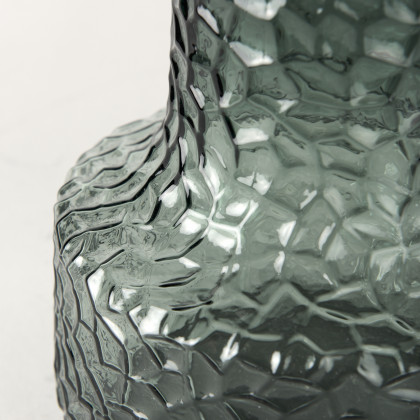 Mercana Jolene Short Vase - Green, Glass
