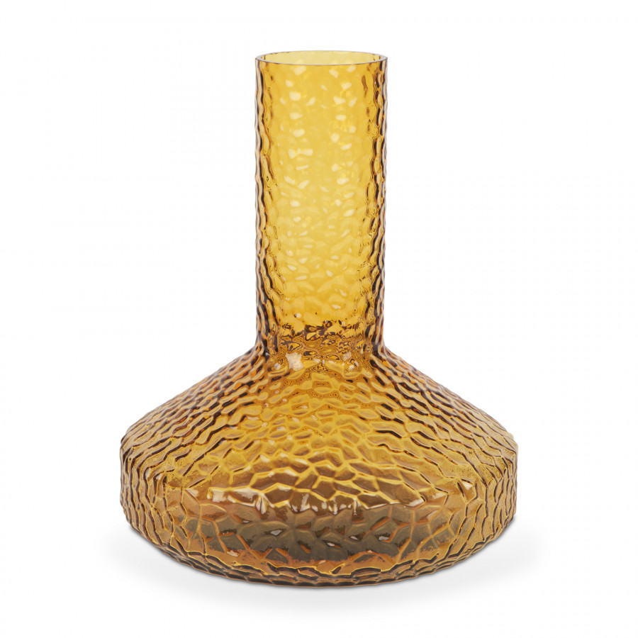 Mercana Jolene Tall Vase - Yellow, Glass