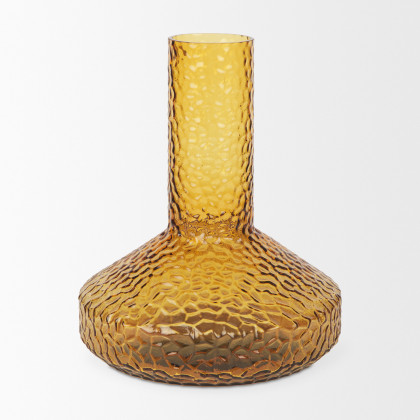 Mercana Jolene Tall Vase - Yellow, Glass