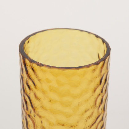 Mercana Jolene Tall Vase - Yellow, Glass