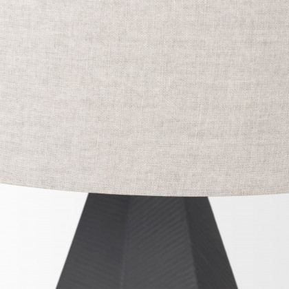Mercana Piven Table Lamp with Gray Wash Textured Ceramic - Gray