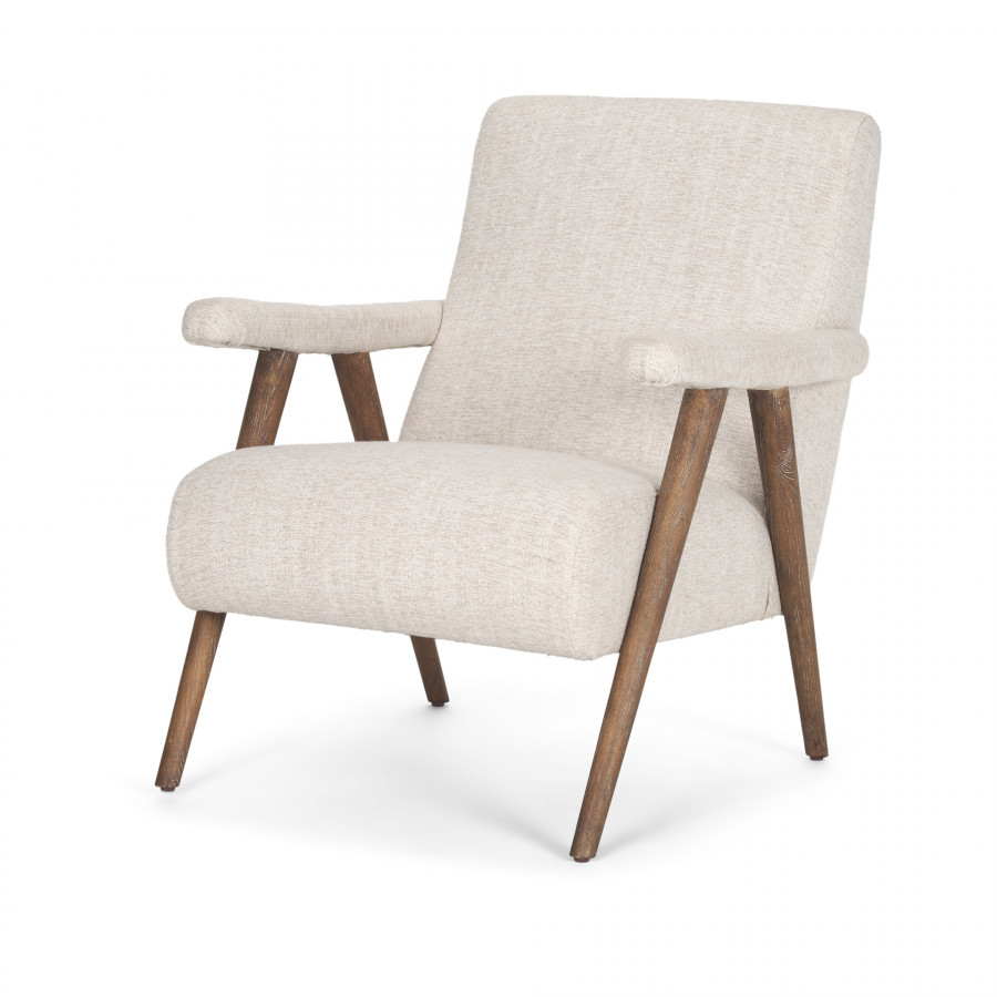 Mercana - Nico Accent Chair in Brown, Fabric