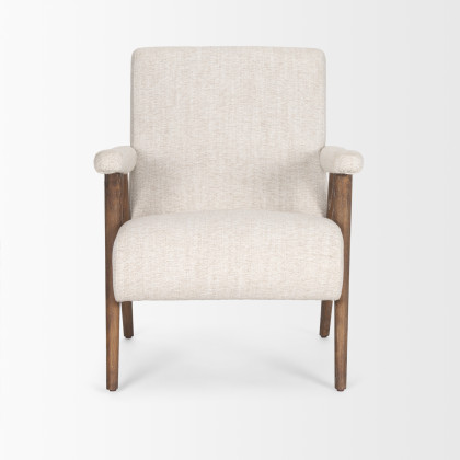 Mercana - Nico Accent Chair in Brown, Fabric