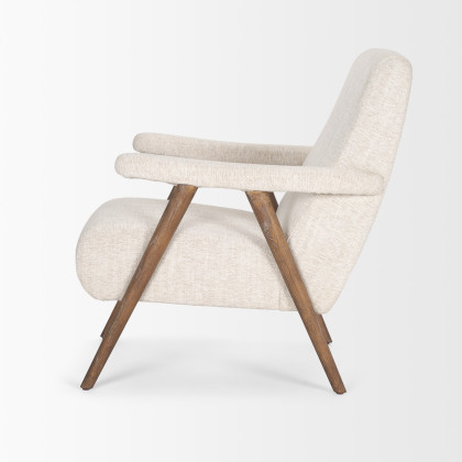 Mercana - Nico Accent Chair in Brown, Fabric