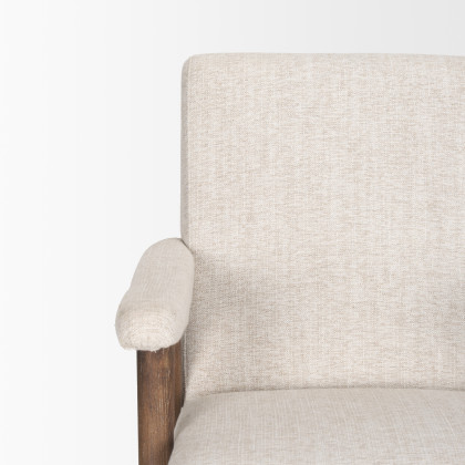 Mercana - Nico Accent Chair in Brown, Fabric