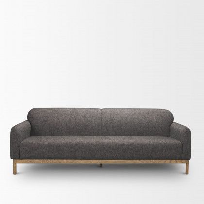 Mercana Hale Sofa - Brown/Gray, Polyester Blend