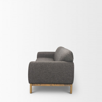 Mercana Hale Sofa - Brown/Gray, Polyester Blend