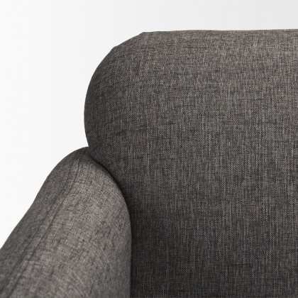 Mercana Hale Sofa - Brown/Gray, Polyester Blend
