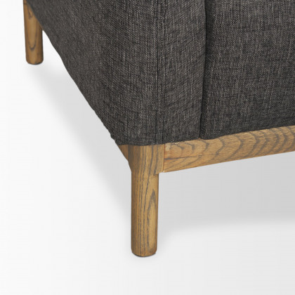 Mercana Hale Sofa - Brown/Gray, Polyester Blend