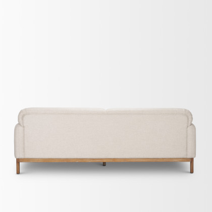 Mercana Hale Sofa - Cream, Wood