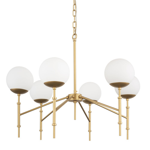 Mercana Edie 6 Light Chandelier - Gold