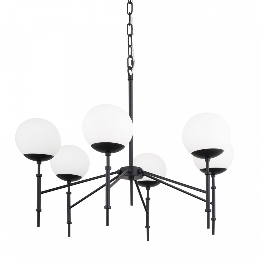 Mercana Edie 6 Light Chandelier - Black