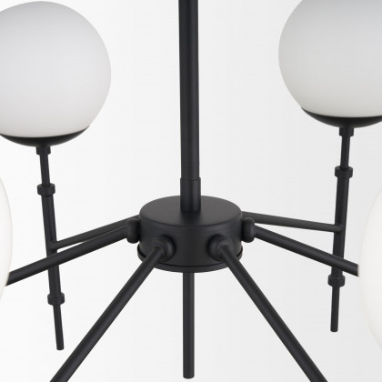 Mercana Edie 6 Light Chandelier - Black