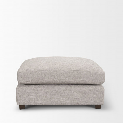 Mercana Halston Large Ottoman Sofa Elements - Light Gray, Performance Fabric