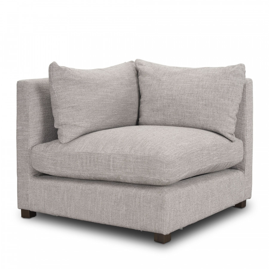 Mercana Halston Corner Sofa Elements - Light Gray, Performance Fabric