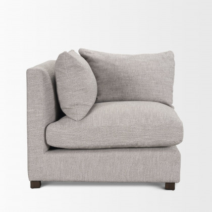 Mercana Halston Corner Sofa Elements - Light Gray, Performance Fabric