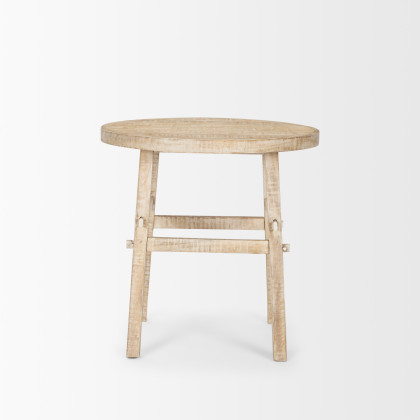 Mercana Rosie Large End Table - Blonde, Wood