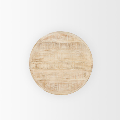Mercana Rosie Large End Table - Blonde, Wood
