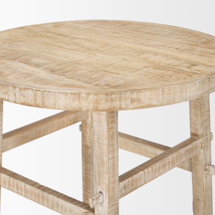 Mercana Rosie Large End Table - Blonde, Wood
