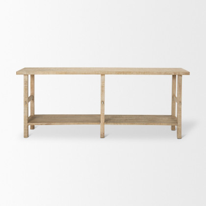 Mercana Rosie Large Console Table - Blonde, Wood