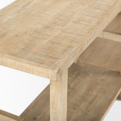 Mercana Rosie Large Console Table - Blonde, Wood