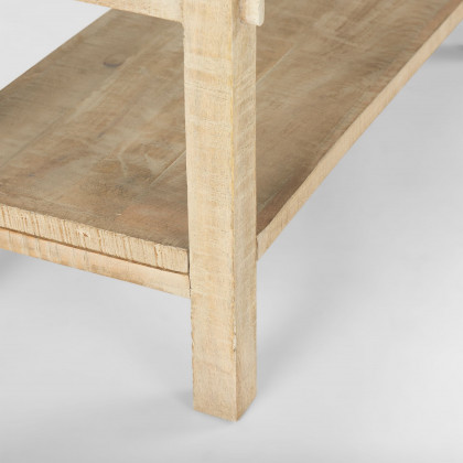 Mercana Rosie Large Console Table - Blonde, Wood