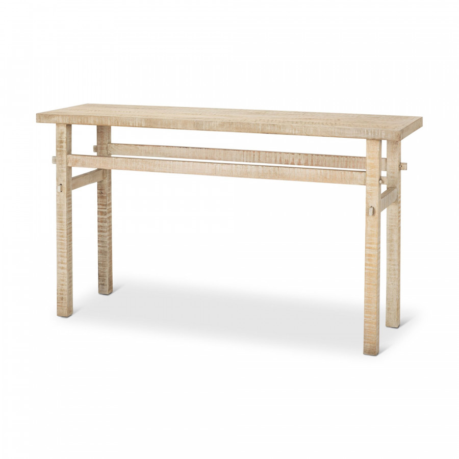 Mercana Rosie Small Console Table - Blonde, Wood
