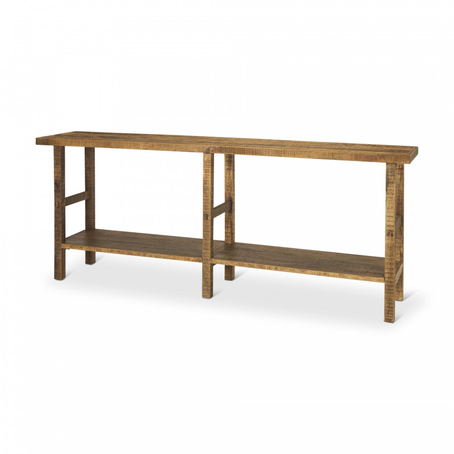 Mercana Rosie Large Console Table - Brown, Wood