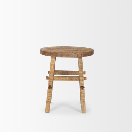 Mercana Rosie Small End Table - Brown, Wood