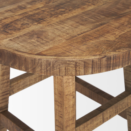 Mercana Rosie Small End Table - Brown, Wood