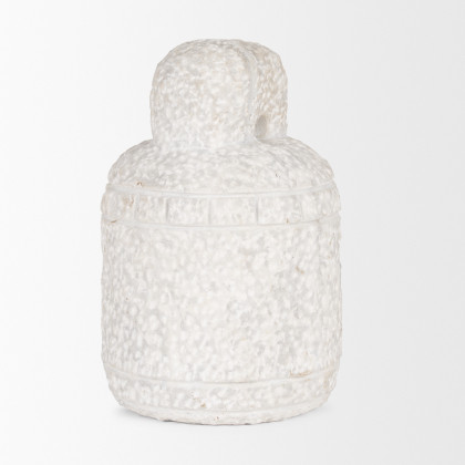 Mercana Irina Large Door Stopper - White, Marble