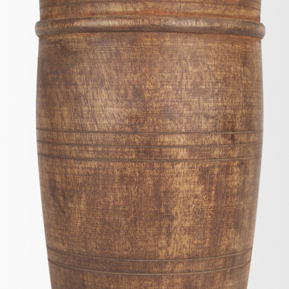 Mercana Porta Large Pot - Brown, Wood