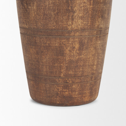 Mercana Porta Large Pot - Brown, Wood