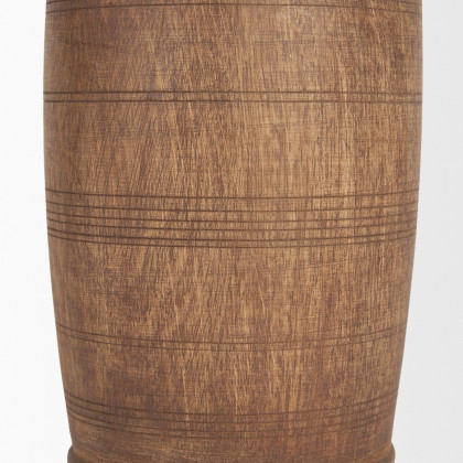 Mercana Porta Small Pot - Brown, Wood