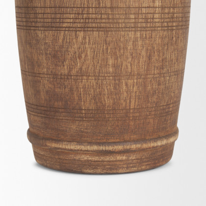 Mercana Porta Small Pot - Brown, Wood
