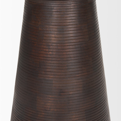 Mercana - Novell Accent Table in Brown, Solid Wood