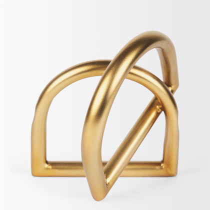 Mercana Locke Large Object - Gold, Metal