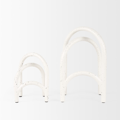 Mercana - Springe Object in White, Metal