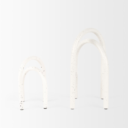 Mercana - Springe Object in White, Metal
