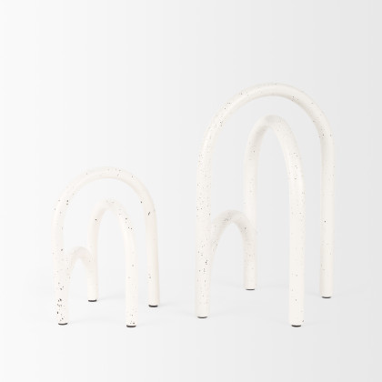 Mercana - Springe Object in White, Metal