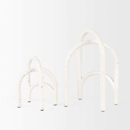 Mercana - Springe Object in White, Metal